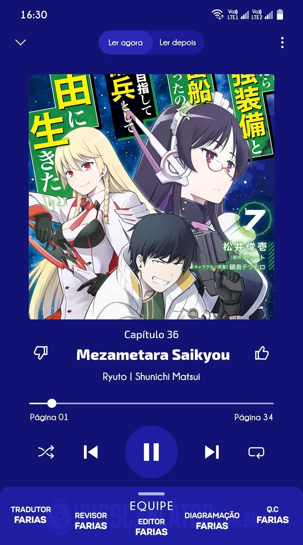 Mezametara Saikyou Soubi to Uchuusenmochi Datta node, Ikkodate Mezashite Youhei toshite Jiyuu ni Ikitai – Capítulo 36 page 0